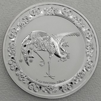 Silbermünze 1oz "Red Phoenix" 2020 Celestial Animals (Niue)