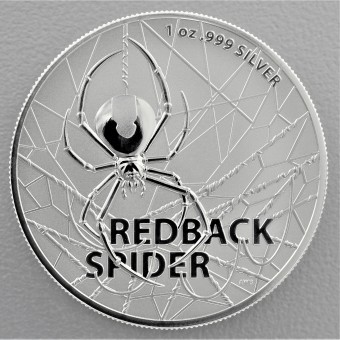 Silbermünze 1oz "Redback Spider 2020" (RAM) "Australias Most Dangerous" Serie
