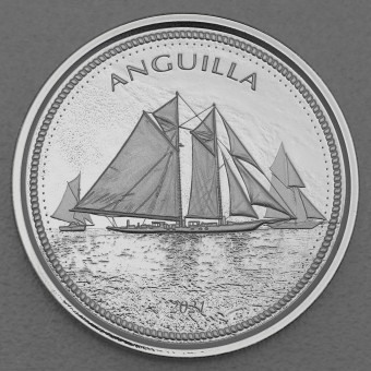 Silbermünze 1oz "Regatta" 2021 Eastern Caribbean 8 (Anguilla)