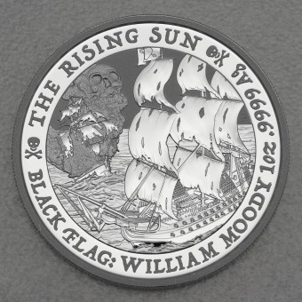 Silbermünze 1oz "Rising Sun - William Moody" 2022 Black Flag Serie (Tuvalu)
