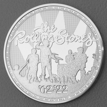 Silbermünze 1oz "Rolling Stones" 2022 Music Legends diff. (Großbritannien)