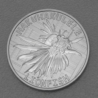 Silbermünze 1oz "Hakuhakulele 2022" Tokelau Lionfish - Territory of Tokelau