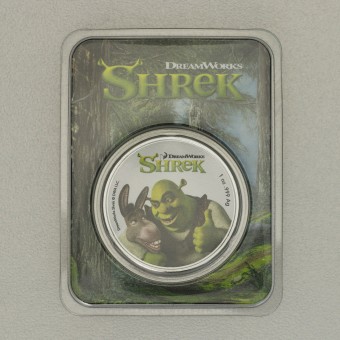 Silbermünze 1oz "Shrek" 2021 (koloriert) 20th Anniversary (Niue)