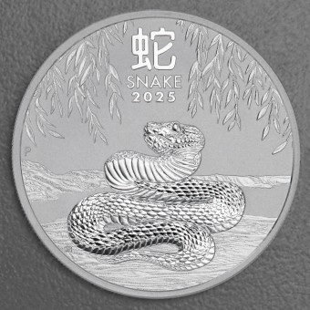 Silbermünze 1oz "Schlange" 2025 Lunar III – Year of the Snake (Australien)