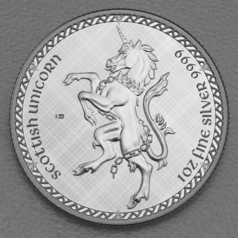 Silbermünze 1oz "Scottish Unicorn" 2023 Heraldic (Niue)