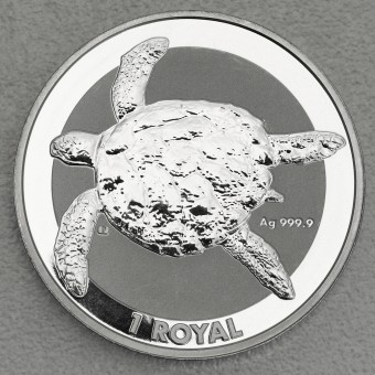 Silbermünze 1oz "Sea Turtle 2020" British Indian Ocean Territory