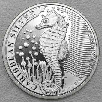 Silbermünze 1oz "Seahorse 2018" (Barbados) 