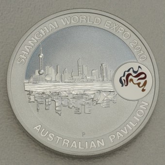 Silbermünze 1oz "Shanghai Skyline" 2010 Shanghai World Expo 2010 (Australien)