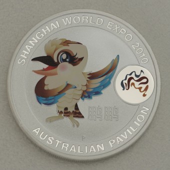 Silbermünze 1oz "Peng Peng" 2010 Shanghai World Expo 2010 (Australien)