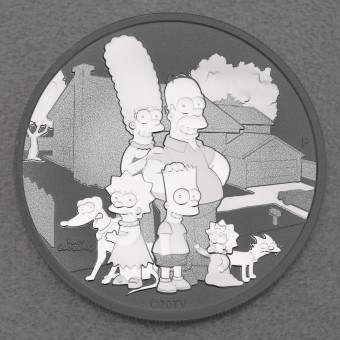Silbermünze 1oz "Simpson Familie" 2021 (Tuvalu) 
