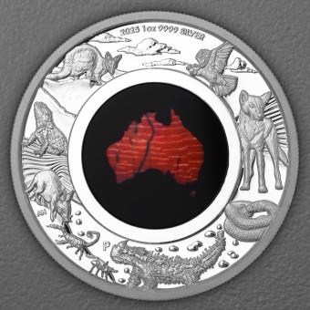 Silbermünze 1oz "Snakeskin Jasper" 2025 (PP) Great Southern Land diff. (Australien)