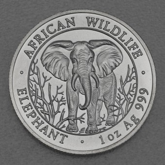 Silbermünze 1oz "Somalia Elefant 2004" 