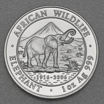 Silbermünze 1oz "Somalia Elefant 2006" 