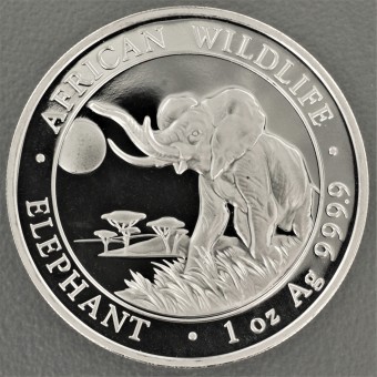 Silbermünze 1oz "Somalia Elefant 2016" 