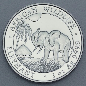 Silbermünze 1oz "Somalia Elefant 2017" 