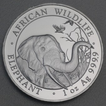 Silbermünze 1oz "Somalia Elefant 2018" 