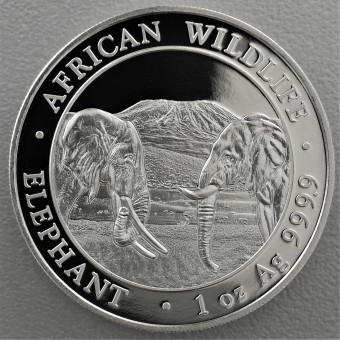Silbermünze 1oz "Somalia Elefant 2020" 