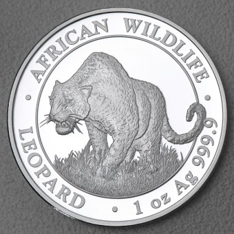 Silbermünze 1oz "Leopard" 2023 African Wildlife (Somalia)