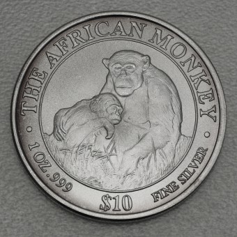 Silbermünze 1oz "Affe" 2003 The African Monkey (Somalia)