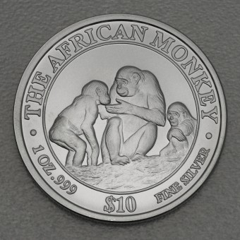 Silbermünze 1oz "Somalia Monkey 2004" 