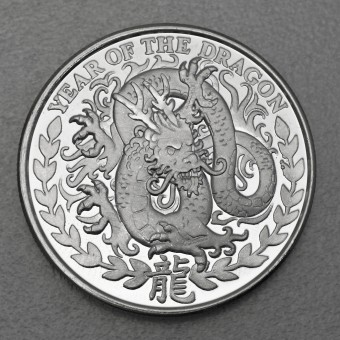 Silbermünze 1oz "Drache" 2012 Somaliland Lunar – Year of the Dragon (Somalia)