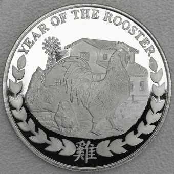 Silbermünze 1oz "Hahn" 2017 Somaliland Lunar – Year of the Rooster (Somalia)