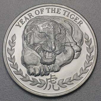 Silbermünze 1oz "Tiger" 2010 Somaliland Lunar – Year of the Tiger (Somalia)