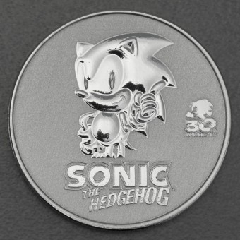 Silbermünze 1oz "Sonic" 2021 Sonic the Hedgehog 30th Anniversary (Niue)