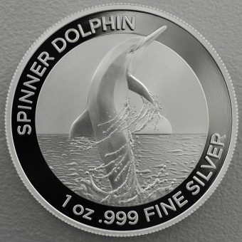 Silbermünze 1oz "Spinner Dolphin 2020" (RAM) 