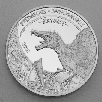 Silbermünze 1oz "Spinosaurus" 2020 Predators (Kongo)
