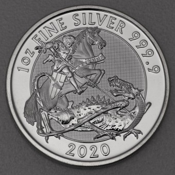 Silbermünze 1oz "St. Georg and the Dragon" 2020 (Großbritannien)