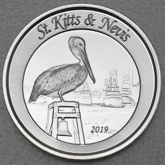Silbermünze 1oz "St. Kitts&Nevis 2019" Eastern Caribbean 8