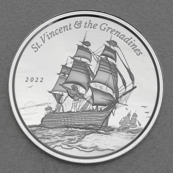 Silbermünze 1oz "Warship" 2022 Eastern Caribbean 8 (St. Vincent & die Grenadinen)