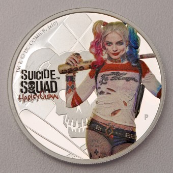 Silbermünze 1oz "Harley Quinn" 2019 (PP) Suicide Squad (Tuvalu)