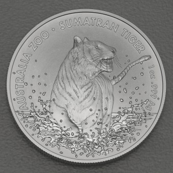 Silbermünze 1oz "Sumatran Tiger 2020" Australia Zoo Serie