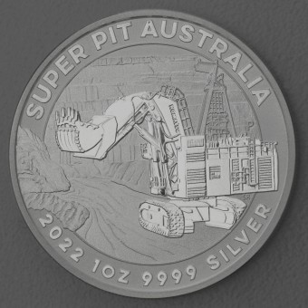 Silbermünze 1oz "Super Pit" 2022 diff. (Australien)