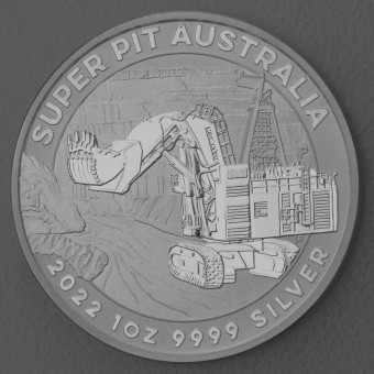Silbermünze 1oz "Super Pit 2022" Perth Mint 