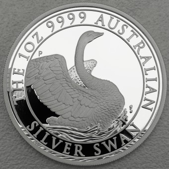 Silbermünze 1oz "Swan/Schwan 2020" (PP) 