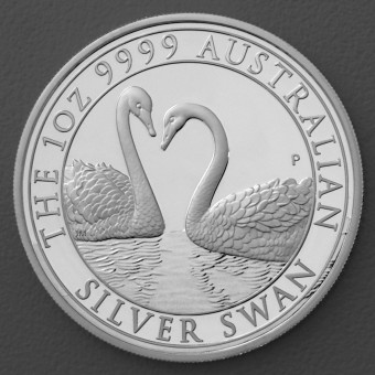 Silbermünze 1oz "Swan/Schwan" 2022 (PP) The Perth Mint, (Australien)