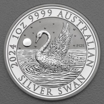 Silbermünze 1oz "Schwan" 2024 Australian Silver Swan (Australien)