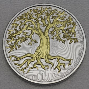 Silbermünze 1oz "TREE OF LIFE" 2021 (vergoldet) (Niue)