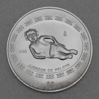 Silbermünze 1oz "Ballspieler" 1998 Präkolumbische Kulturen – Teotihuacan (Mexiko)