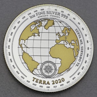 Silbermünze 1oz "Terra" 2020 (vergoldet) (Tokelau)