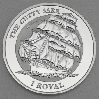 Silbermünze 1oz "The Cutty Sark" 2021 (Britisches Territorium im Indischen Ozean)