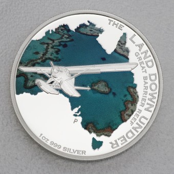 Silbermünze 1oz "The Great Barrier Reef 2014" Land down under (Australien)