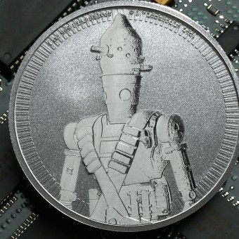 Silbermünze 1oz "The Mandalorian - IG-11" 2022 Star Wars™ (Niue)