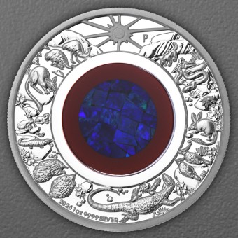 Silbermünze 1oz "The Outback" 2026 (PP) Opal Wonders of Australia diff. (Australien)