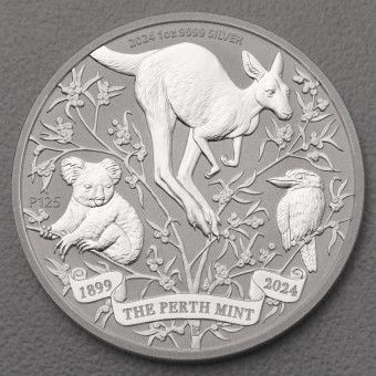 Silbermünze 1oz "The Perth Mint" 2024 125th Anniversary (diff.) (Australien)