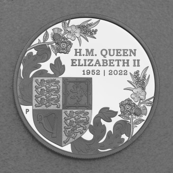 Silbermünze 1oz "The Queen’s Platinum Jubilee 2022 Proof Coin