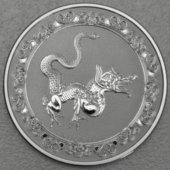 Silbermünze 1oz "The Yellow Snake" 2020 Celestial Animals (Niue)